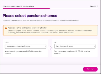 Screenshot of Employer Portal