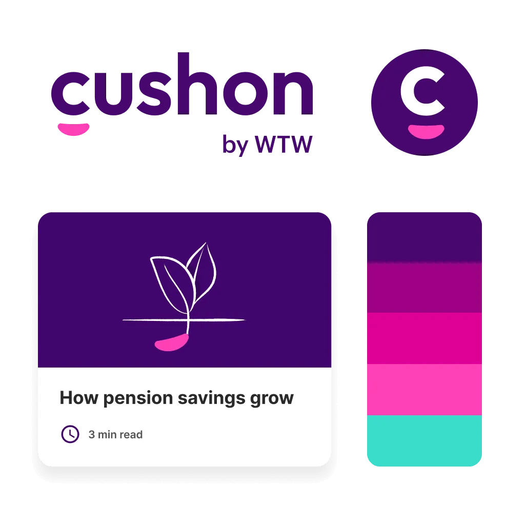 Samples of Cushon's new UI palette