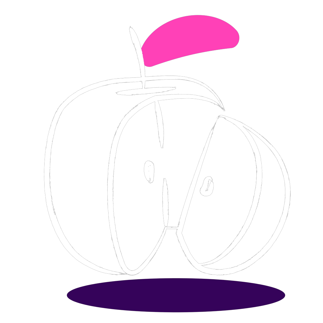 Illustration of an apple