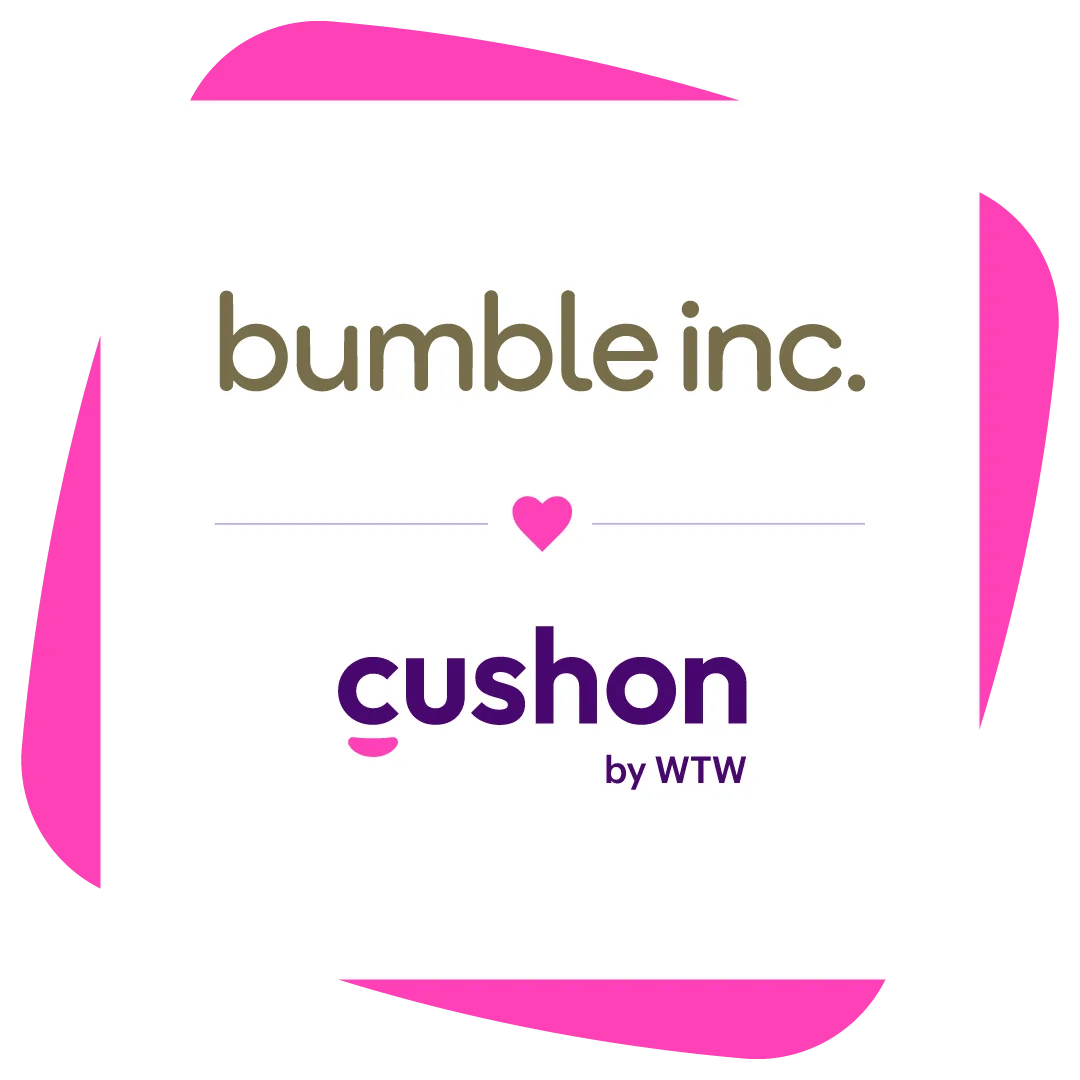 Bumble and Cushon logo hero
